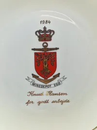 Original plakette - minedepot Egø