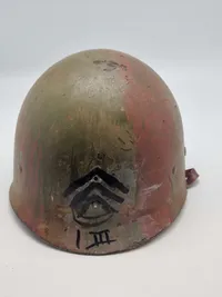Original US M1 hjelm WW2