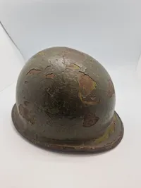 Original amerikansk hjelm - Korea krigen, fra museum