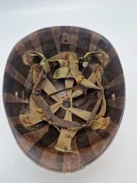 original Amerikansk M1 inderhjelm WW2 med 5 infantry divisions mærke