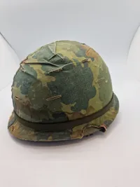 Original amerikansk stålhjelm - Vietnam krigen