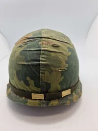 Original amerikansk stålhjelm - Vietnam krigen