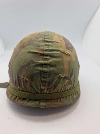 Original amerikansk stålhjelm - Vietnamkrigen