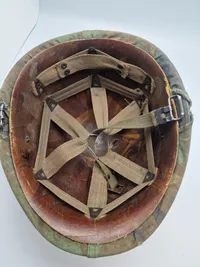 Original amerikansk stålhjelm - Vietnamkrigen