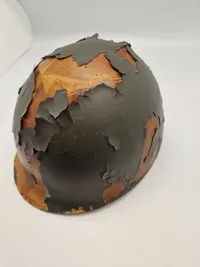 Original amerikansk stålhjelm - Vietnamkrigen