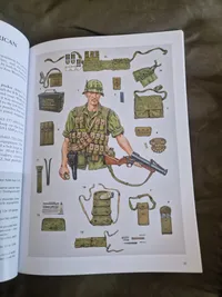Original armor vest - Vietnamkrigen + bog om udstyr