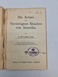 Originalt eks. af Die armee der vereinigten staaten von Amerika