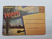 Samling souvenir fotos fra diverse steder i Amerika fra 40-erne
