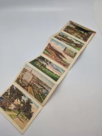 Samling souvenir fotos fra diverse steder i Amerika fra 40-erne