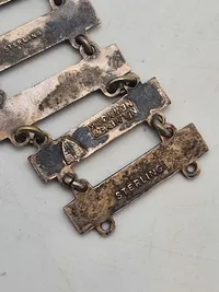 Lot originale amerikanske badges - flere af sterlingsølv