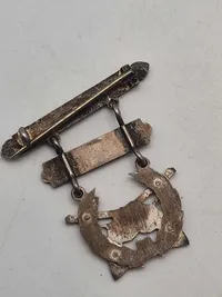 Lot originale amerikanske badges - flere af sterlingsølv