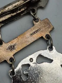 Lot originale amerikanske badges - flere af sterlingsølv