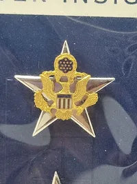 Lot originale amerikanske badges - flere af sterlingsølv
