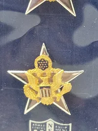 Lot originale amerikanske badges - flere af sterlingsølv