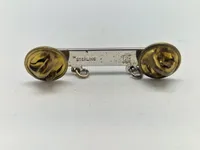 Lot originale amerikanske badges - flere af sterlingsølv