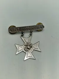 Lot originale amerikanske badges - flere af sterlingsølv