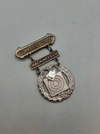 Lot originale amerikanske badges - flere af sterlingsølv