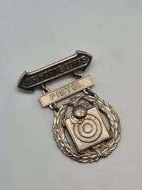 Lot originale amerikanske badges - flere af sterlingsølv
