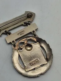 Lot originale amerikanske badges - flere af sterlingsølv