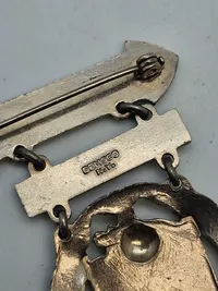 Lot originale amerikanske badges - flere af sterlingsølv