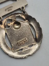 Lot originale amerikanske badges - flere af sterlingsølv