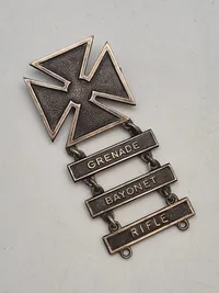 Lot originale amerikanske badges - flere af sterlingsølv