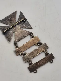 Lot originale amerikanske badges - flere af sterlingsølv
