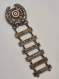 Lot originale amerikanske badges - flere af sterlingsølv