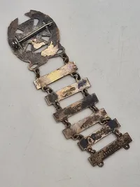 Lot originale amerikanske badges - flere af sterlingsølv