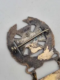 Lot originale amerikanske badges - flere af sterlingsølv