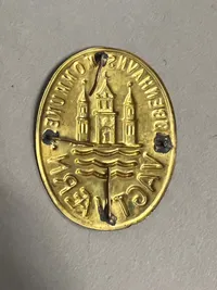 Originalt WW2 vagtværn mærke fra frihedskæmper armbind
