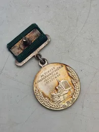 USSR Soviet Russia 1950-60 Medal Agriculture Exhibition - Sterlingsølv