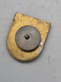 Originalt brand anciennitetstegn for 10 års tjeneste (repareret)