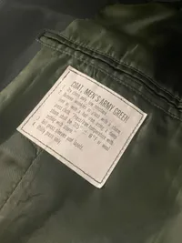Original amerikansk uniform