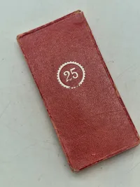 Original tysk medalje for 25 år tro tjeneste i staten