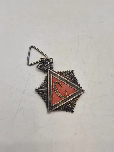 Original stor loge medalje - sølv (?)