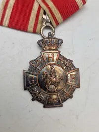 Original medalje Garder Husar Foreningen 1912