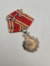 Original medalje Garder Husar Foreningen 1912