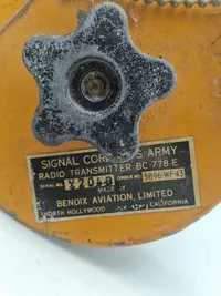 Original ww2 “Gibson Girl” antenne fra overlevelses radio som blev anvendt på bl.a. marinefartøjer