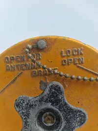 Original ww2 “Gibson Girl” antenne fra overlevelses radio som blev anvendt på bl.a. marinefartøjer