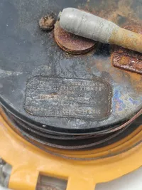 Original ww2 “Gibson Girl” antenne fra overlevelses radio som blev anvendt på bl.a. marinefartøjer