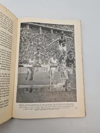 Original tysk bog fra olympiaden i 1936 med hilsen til dansk mand i Flensburg