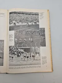 Original tysk bog fra olympiaden i 1936 med hilsen til dansk mand i Flensburg