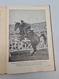 Original tysk bog fra olympiaden i 1936 med hilsen til dansk mand i Flensburg