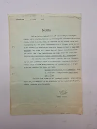 Samling originale notitser fra Rigspolitiet (ww2)