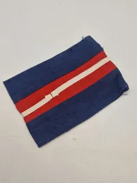 Originalt armbind fra modstandsbevægelsen - anvendt i Vordingborg