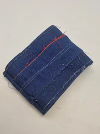 Originalt armbind fra modstandsbevægelsen - anvendt i Vordingborg