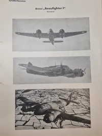 Sjælden original Luftwaffe flykendingsmappe fra 1942