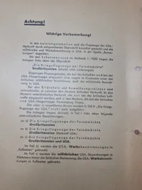 Sjælden original Luftwaffe flykendingsmappe fra 1942