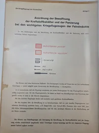 Sjælden original Luftwaffe flykendingsmappe fra 1942